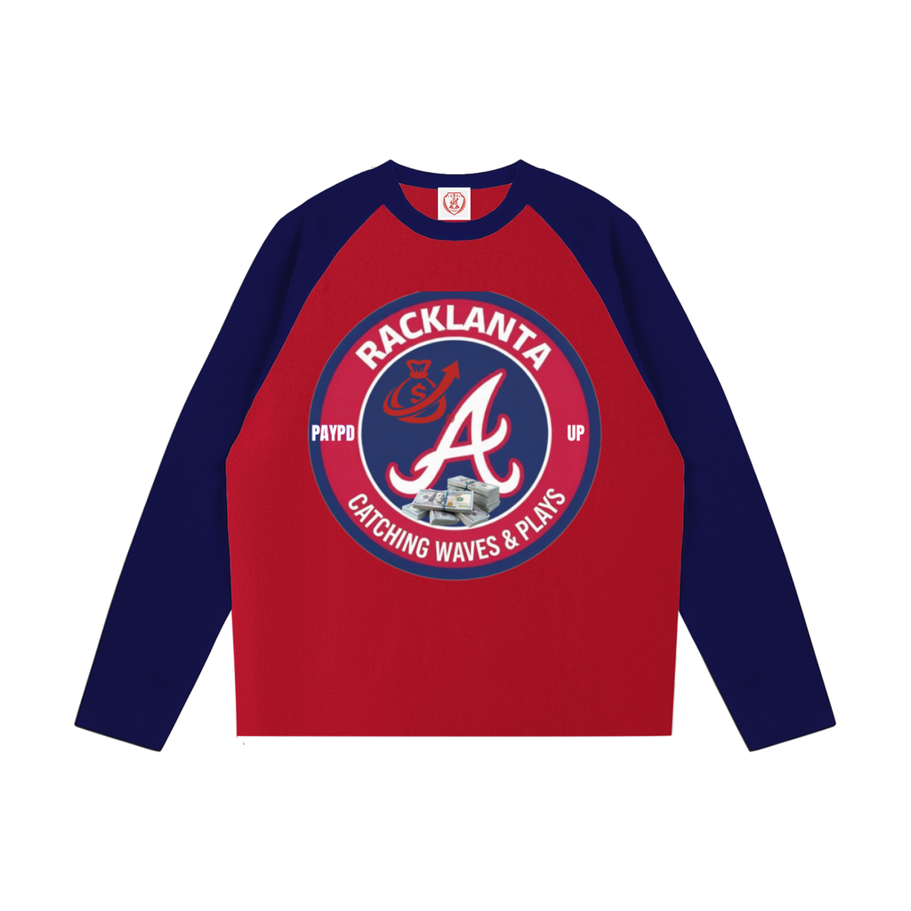Color-Blocked Raglan Long-Sleeve T-Shirt