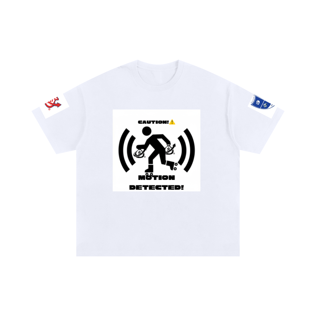 Motion Detected Unisex Oversized Cotton T-Shirt