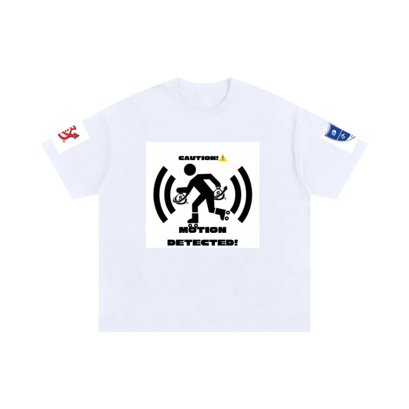 Motion Detected Unisex Oversized Cotton T-Shirt