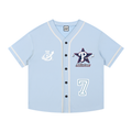 Contrast Piped Button-Up Jersey