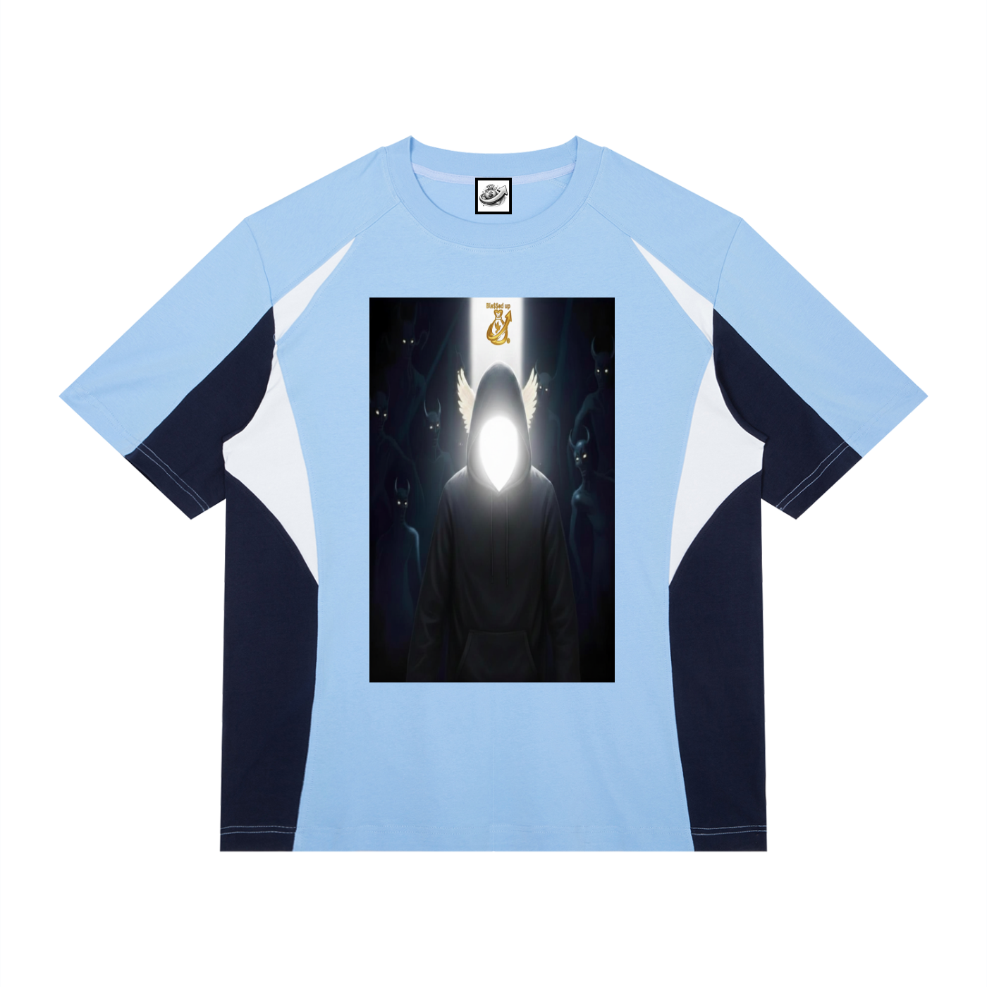 Blessed Up Unisex Color Block Raglan T-Shirt