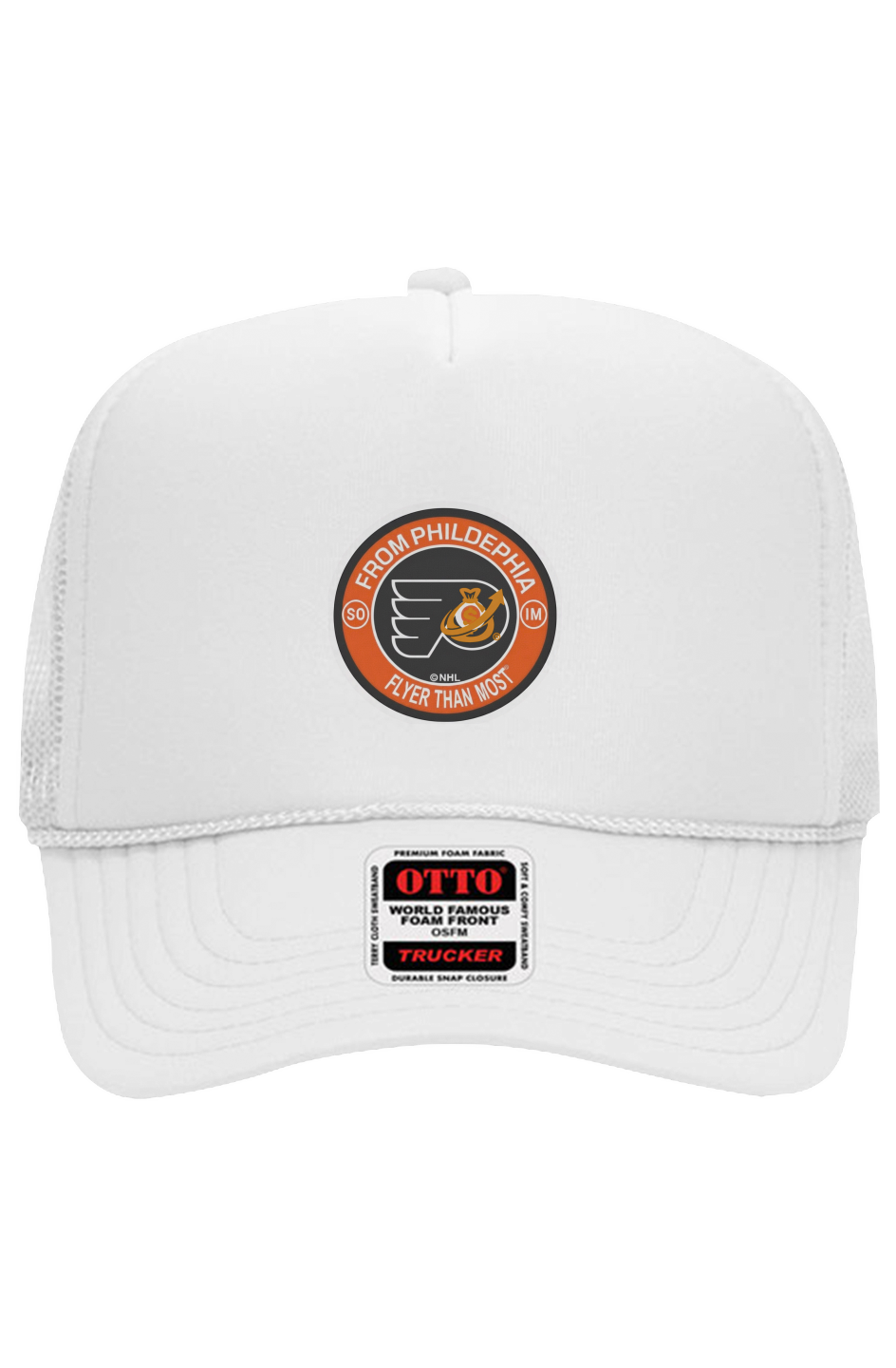 Flyer than Most Blo/Orange Otto 5 Panel Trucker Hat