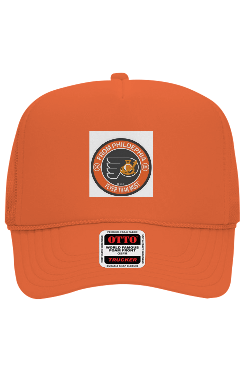 Flyer than Most Blo/Orange Otto 5 Panel Trucker Hat