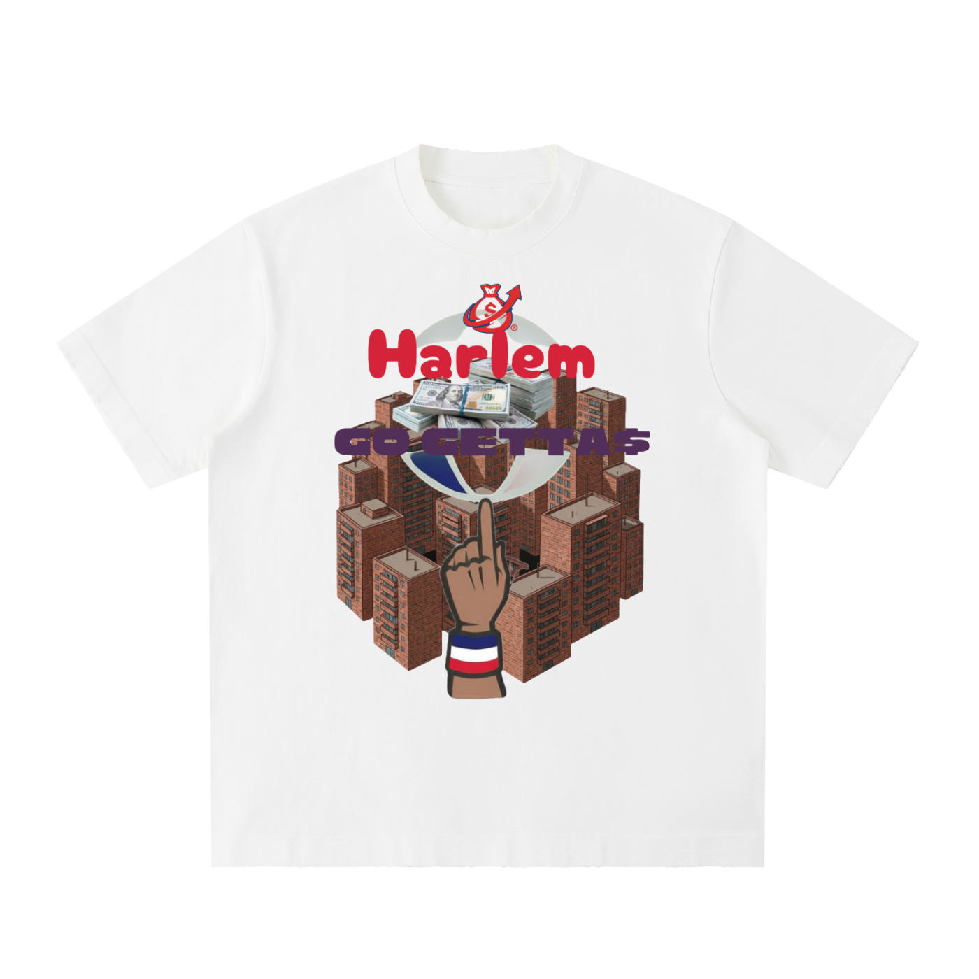 Heavyweight Vintage Washed Frayed T-Shirt