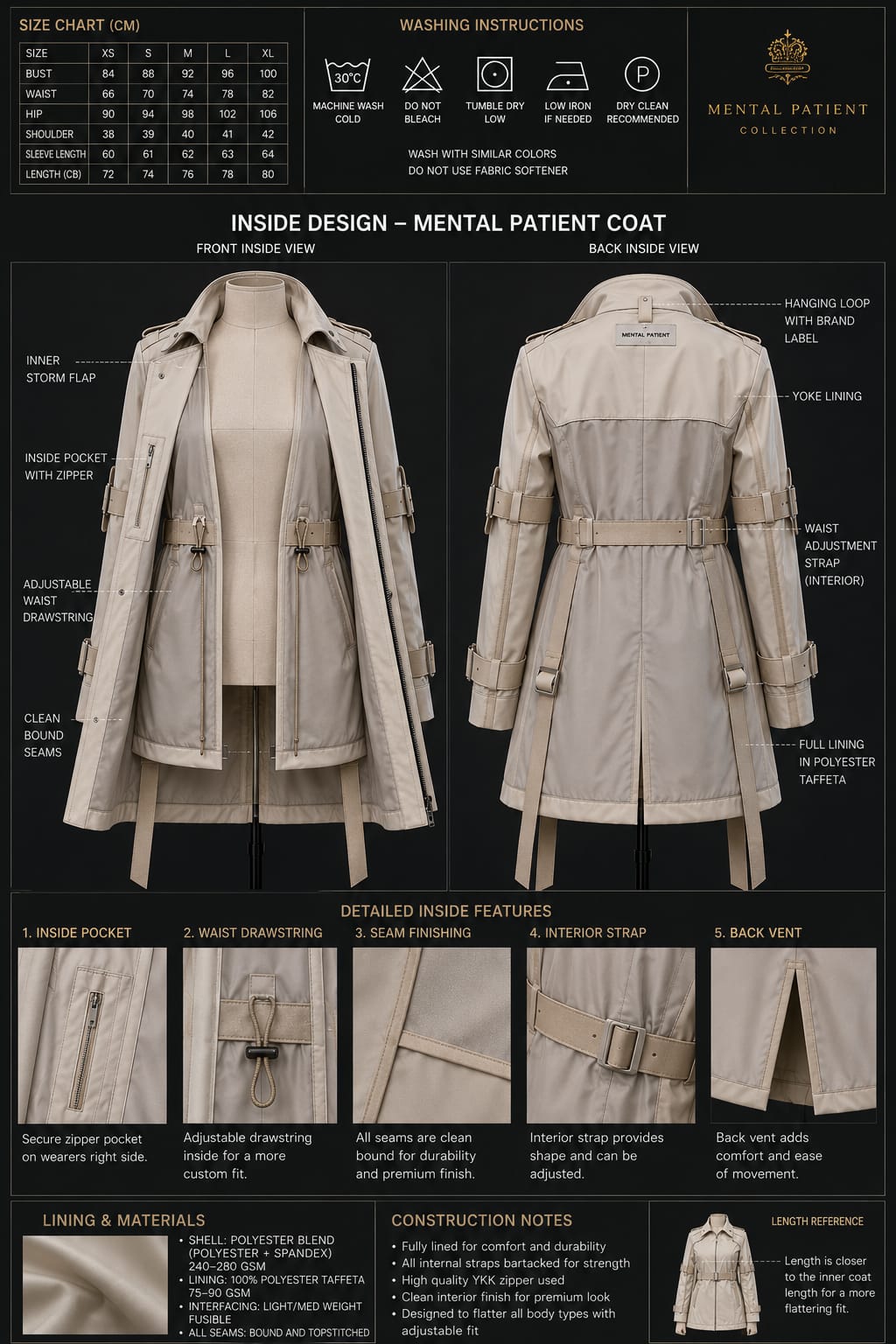 "Patient" Skoak (Skirt/Coat)