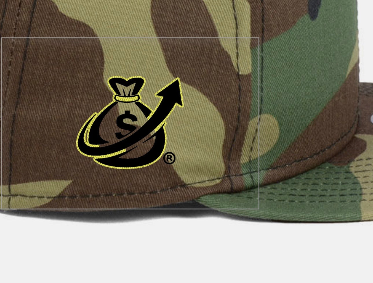 Soar With the Eagles Paypd Up Green Camo New Era Collab SnapBack