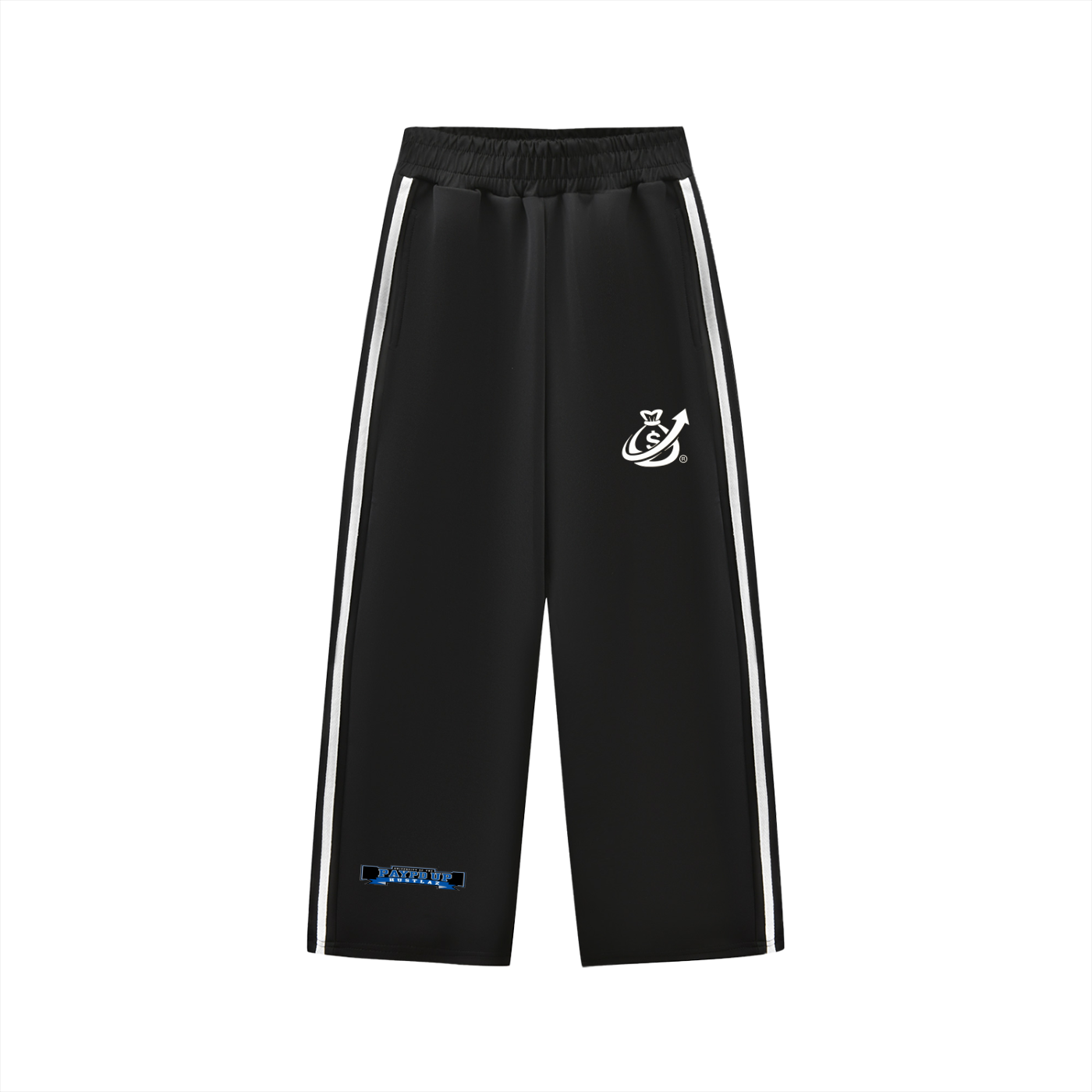 Pantaloni da tuta per bambini con banda a contrasto