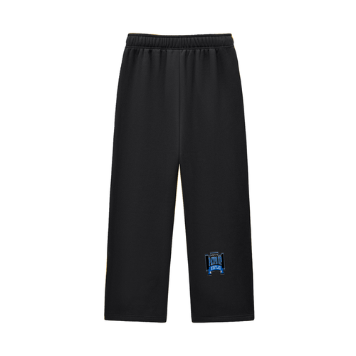 Pantaloni della tuta in pile con cuciture a contrasto