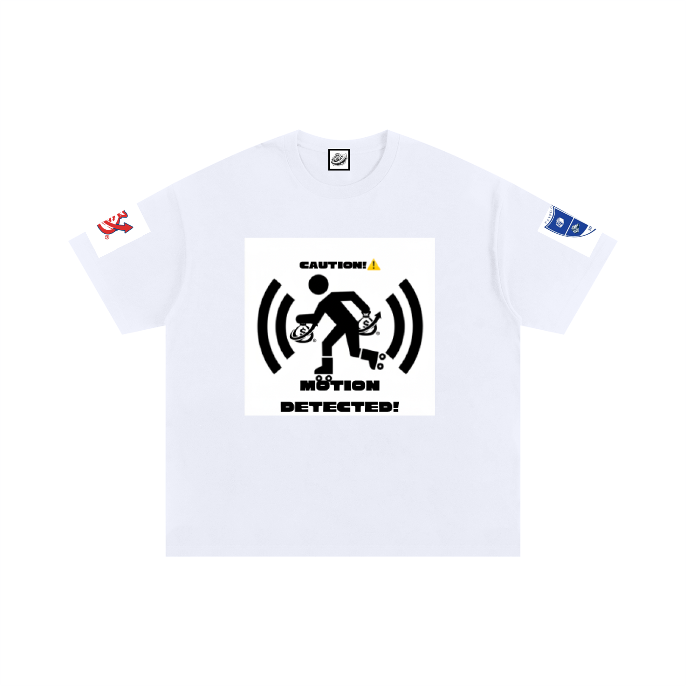 Motion Detected Unisex Oversized Cotton T-Shirt