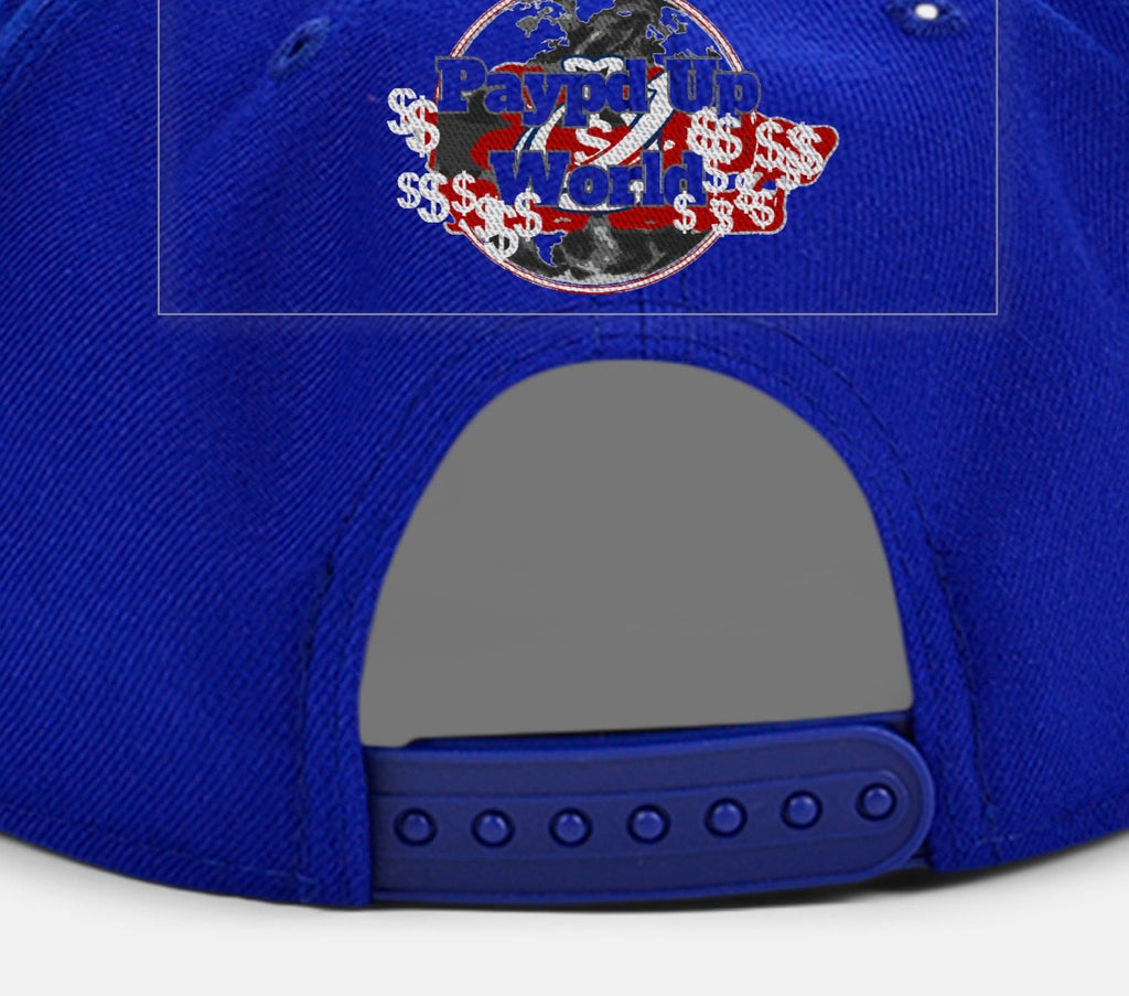 Royal Blue Paypd Up University Snapback
