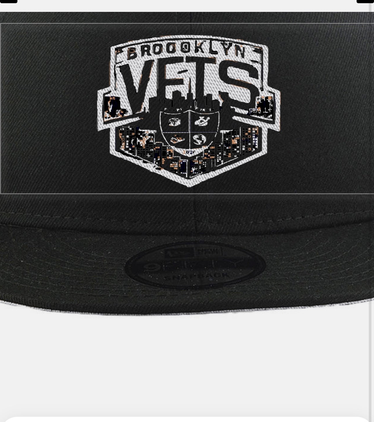 7 Boroughs NYC Collection: Brooklyn Vets Blk/Wht N.E. Collab Snap