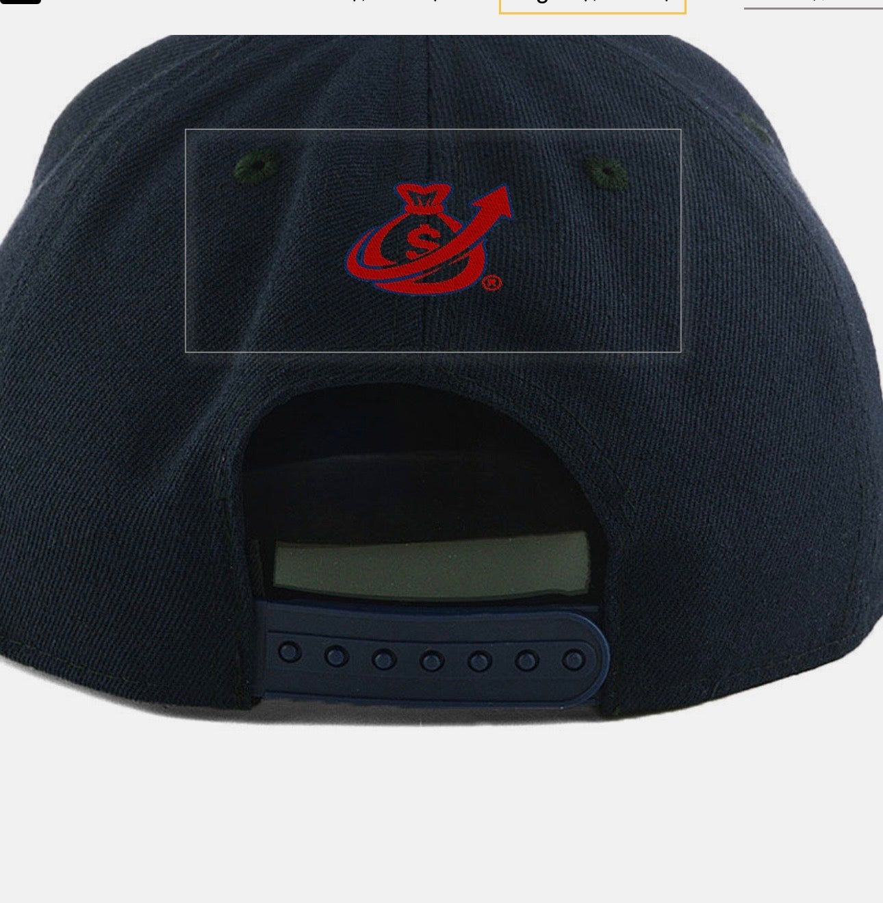 Racklanta Navy Snapback Hat