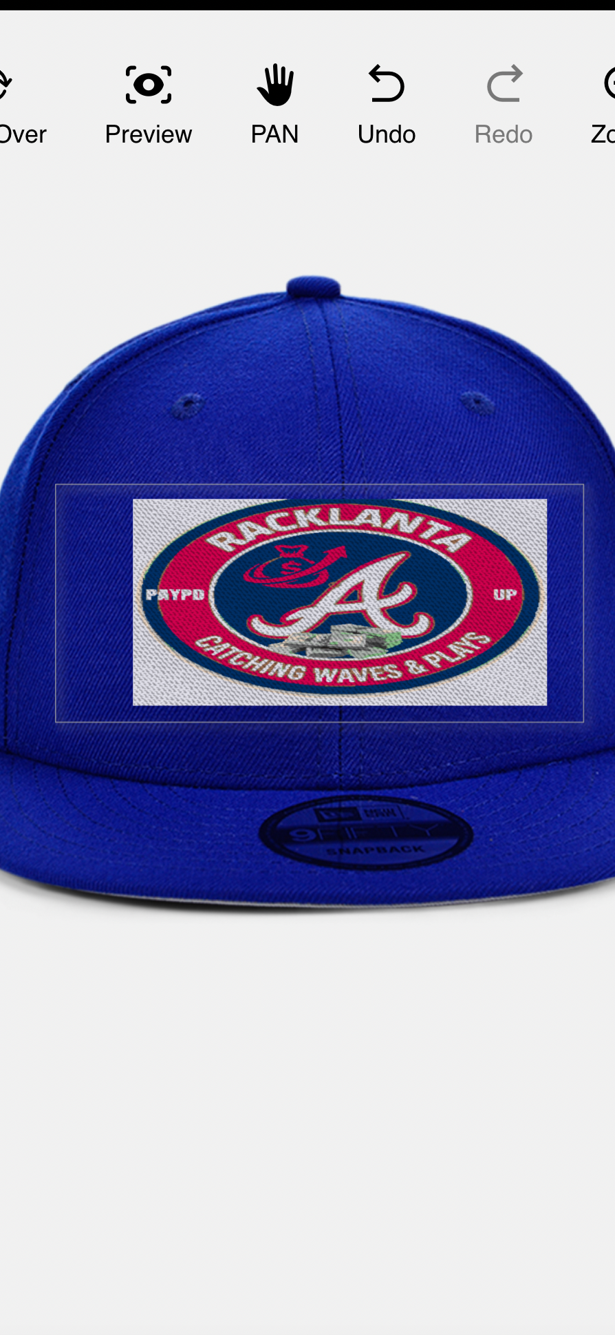 Braves Colorway Paypd Up New Era Colab Snapback