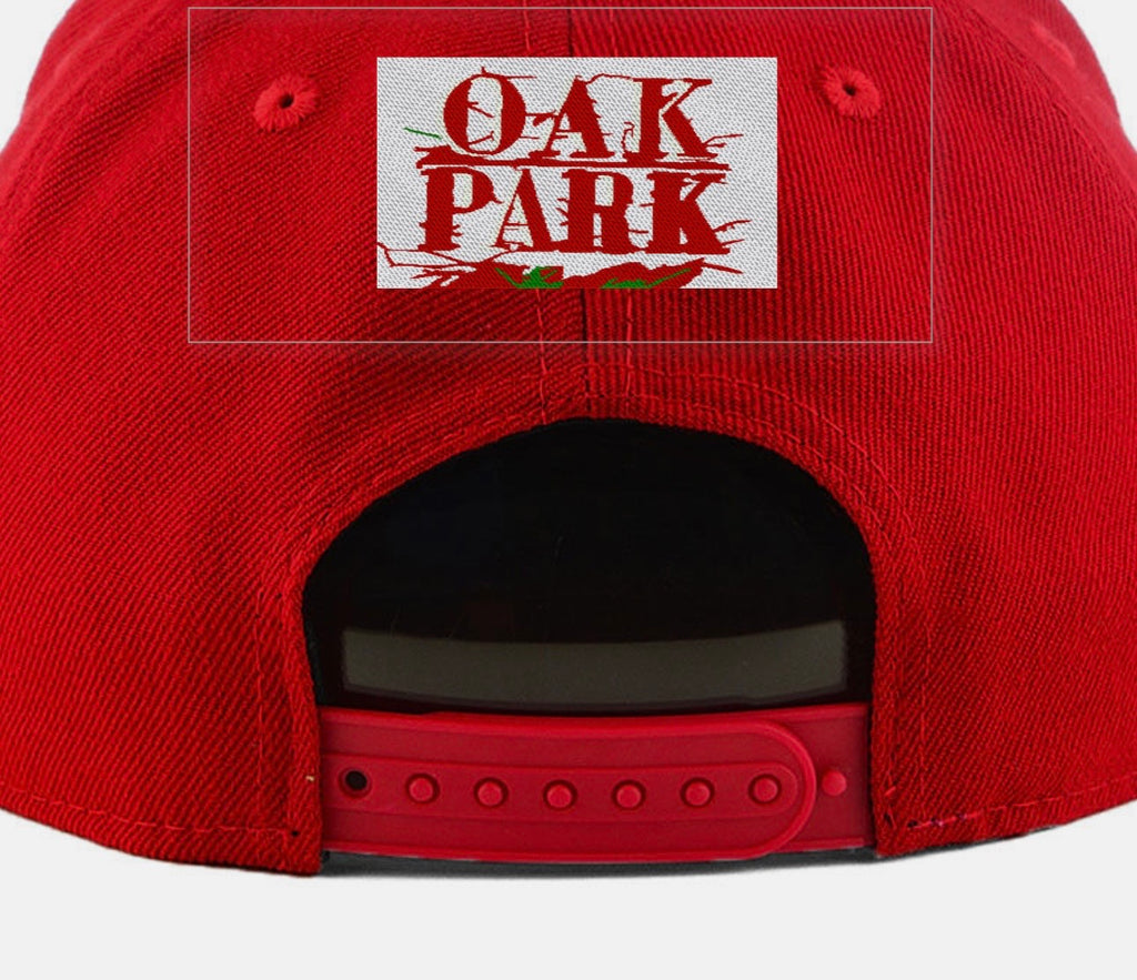 Red New Era Collab OakPark SnapBack