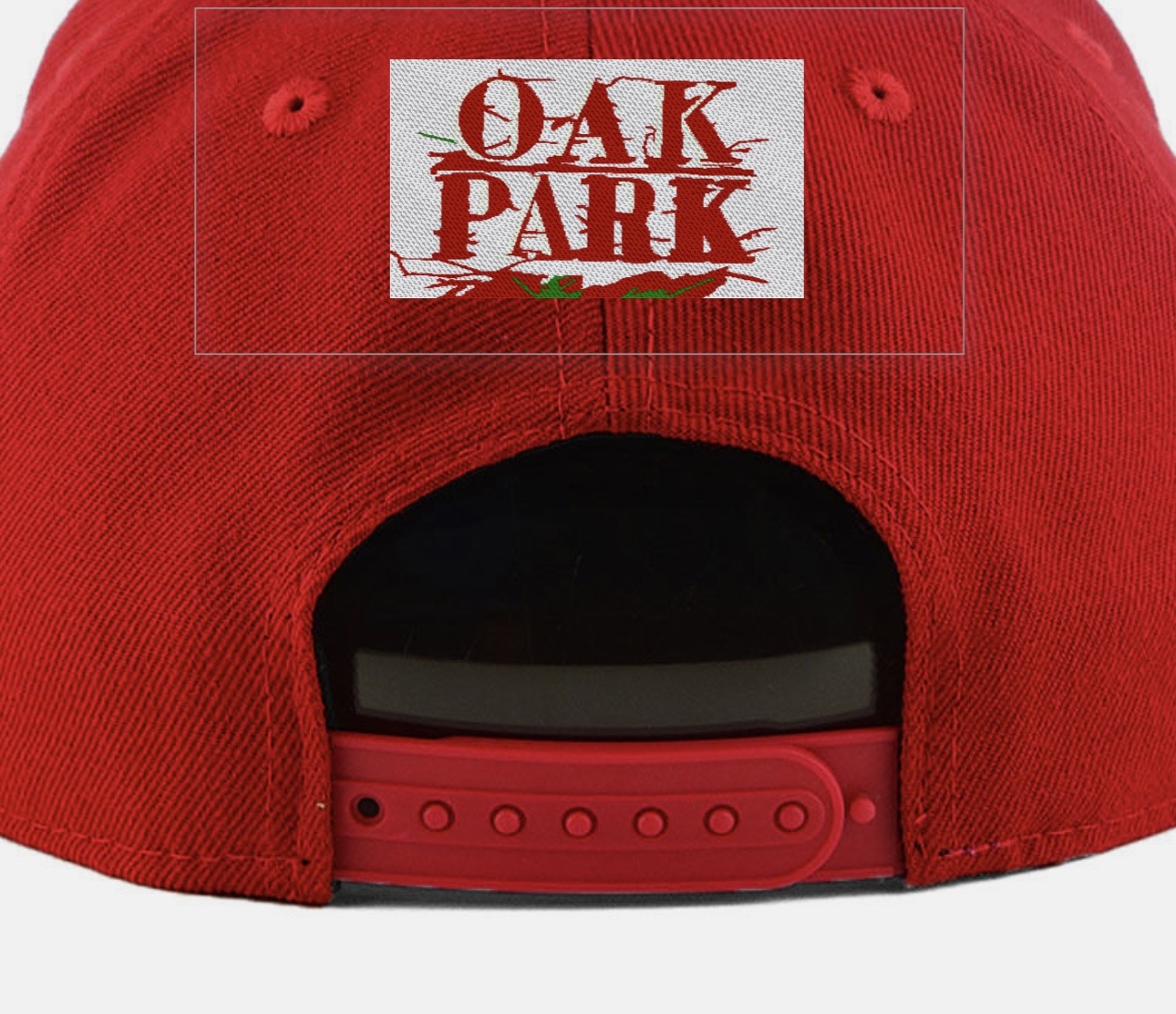 Red New Era Collab OakPark SnapBack