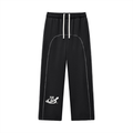 Contrast-Stitched Fleece Sweatpants