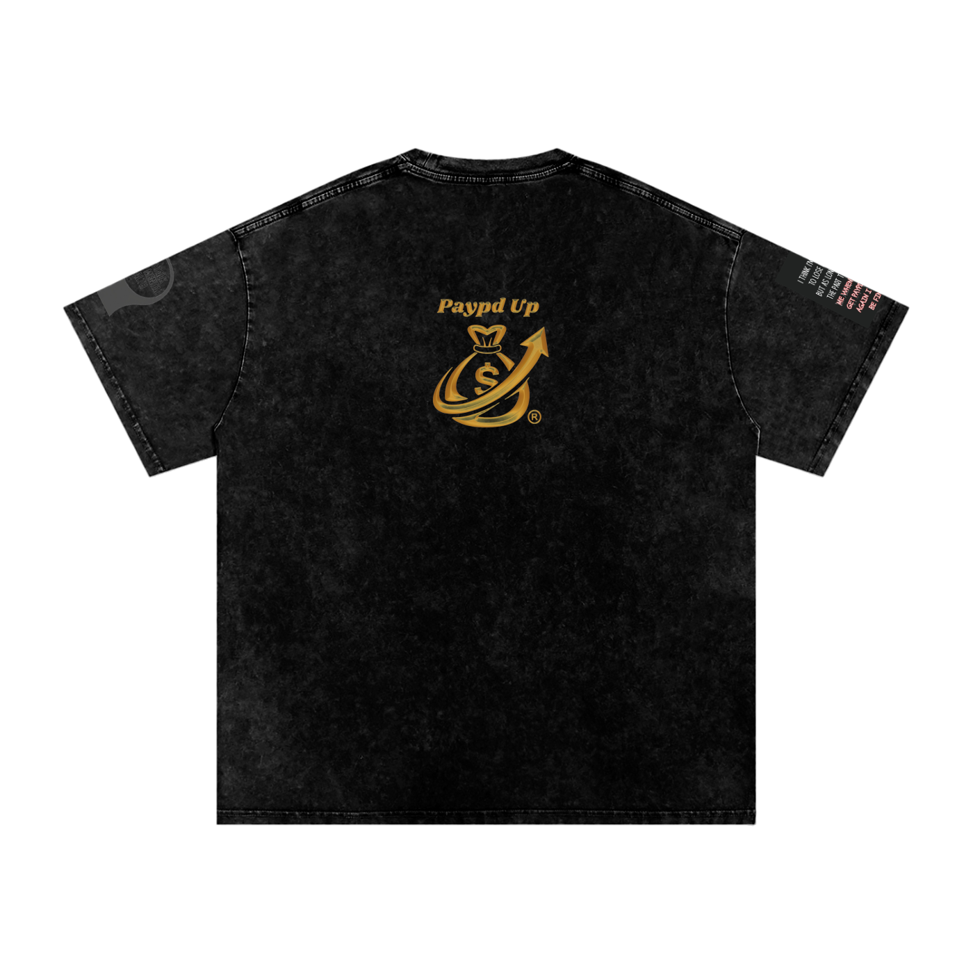 Therapy Gone Wrong Snow Washed Oversized Cotton T-Shirt